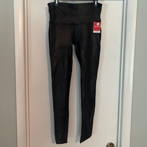 Spanx Faux Leather Leggings XL Tall